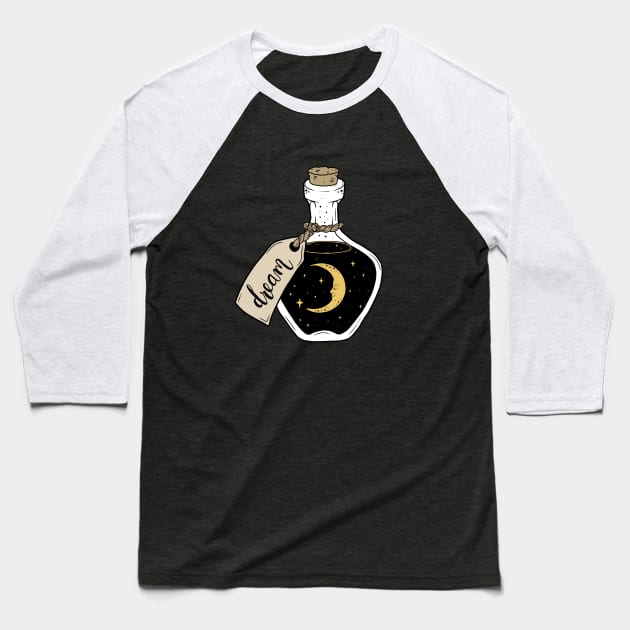 Dream in a bottle Baseball T-Shirt by valentinahramov